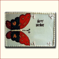 Click Here For Bigger Zoom - Flying Colours - 1.5 kg  Fresh Cream Cake